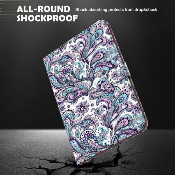 Lenovo Tab M8 patterned leather flip case - Flower Pattern multifärg