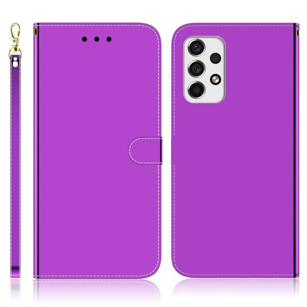 Mirror Samsung Galaxy A73 Flippetui - Lilla Purple