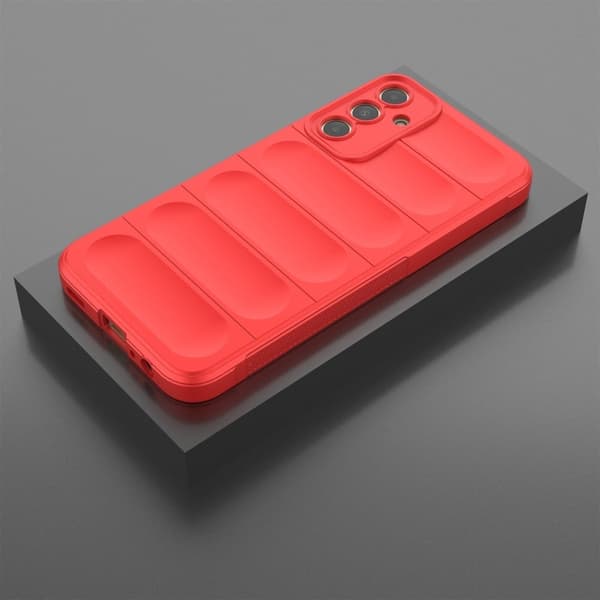 Blødt grebsformet Samsung Galaxy A15 cover - Rød Red