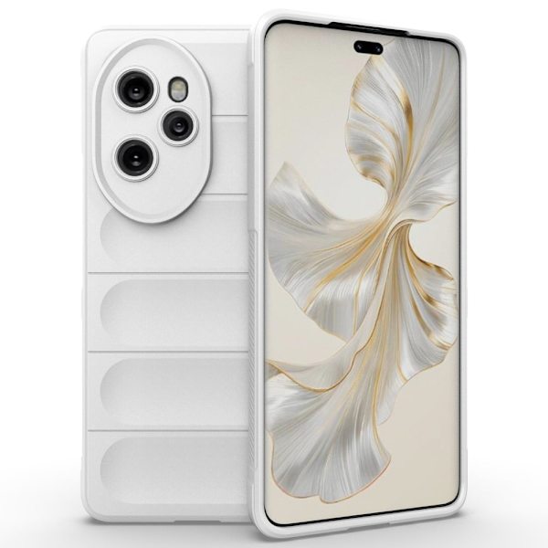 Mjukt greppformat Honor 100 Pro skal - Vit Vit