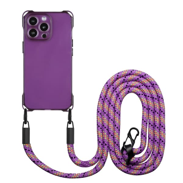 iPhone 15 Pro mjukt TPU-fodral - Lila Lila