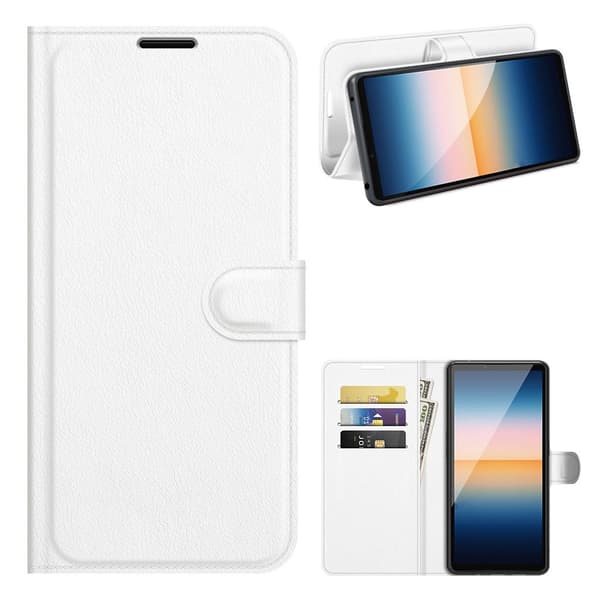 Classic Sony Xperia 10 III Flip Etui - Hvid White