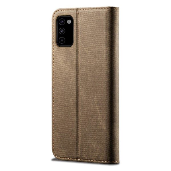 Jeans Samsung Galaxy M51 flip case - Kahvi Brown