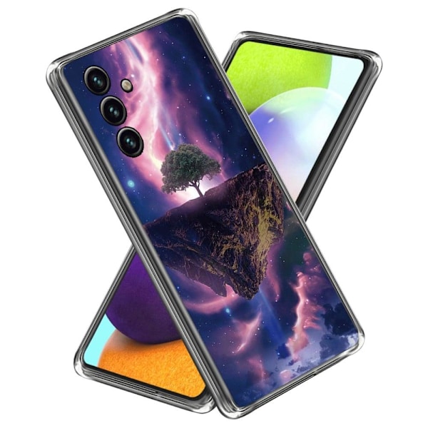 Deco Samsung Galaxy A54 Etui - Aurora Night Purple