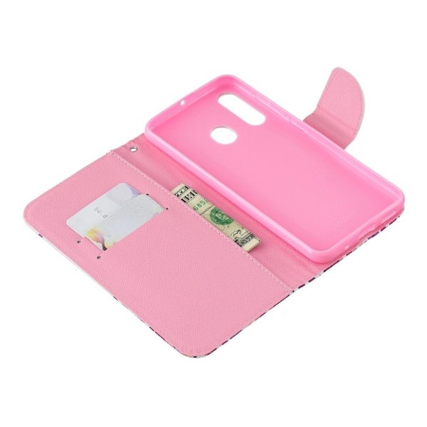 Wonderland Samsung Galaxy A60 kotelot - Pöllö Multicolor
