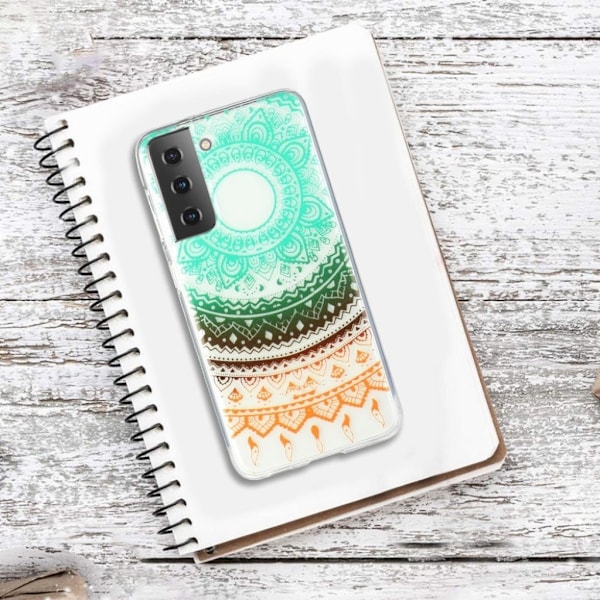 Deco Samsung Galaxy S21 skal - Mandala Blomma multifärg