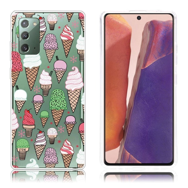 Deco Samsung Galaxy Note 20 case - Colorful Ice Cream Multicolor