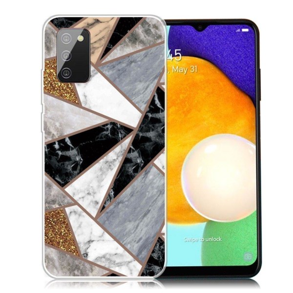 Marble Samsung Galaxy A03s Suojakotelo - Fragment Of Marble Colo Multicolor
