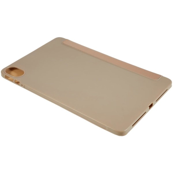 Tri-fold Leather Stand Case for Honor Pad 8 - Gold Guld