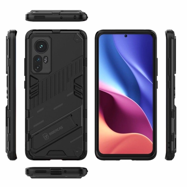 Stødsikkert hybridcover til Xiaomi 12 / Xiaomi 12X - Sort Black