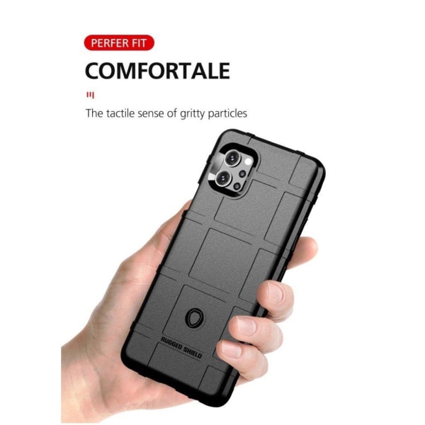 Rugged Shield case - LG Q92 5G - Black Black