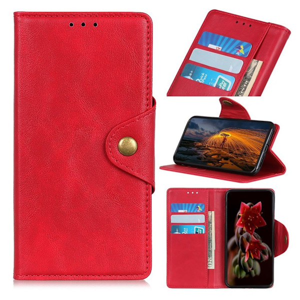 Alpha iPhone 11 Pro læder flip etui - Rød Red