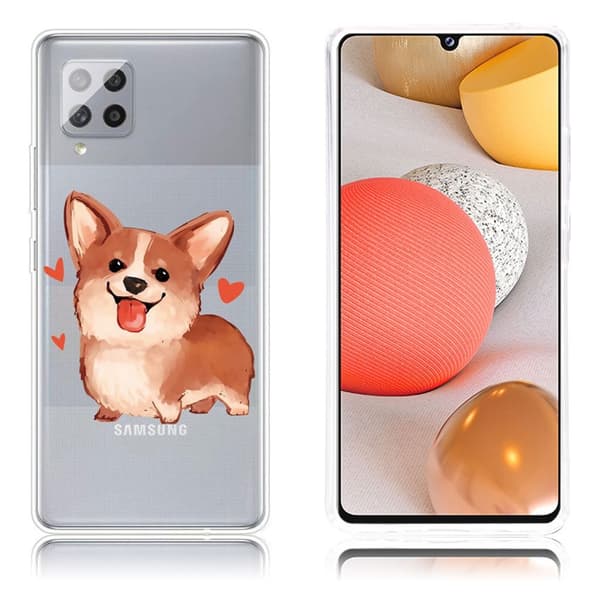 Deco Samsung Galaxy A42 5G kotelot - Koira Brown