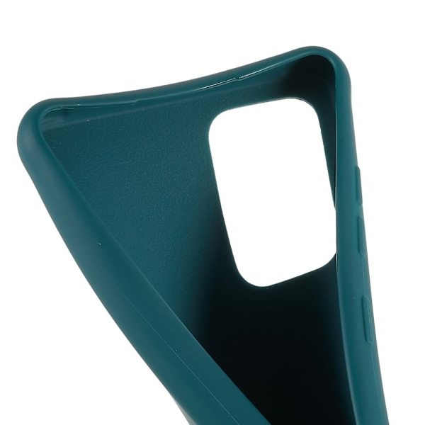 Ohut TPU-kotelo, jossa on mattapinta ja säädettävä hihna Samsung Galaxy A52s 5G / A52 5G / A52 - Tummanvihreä Green
