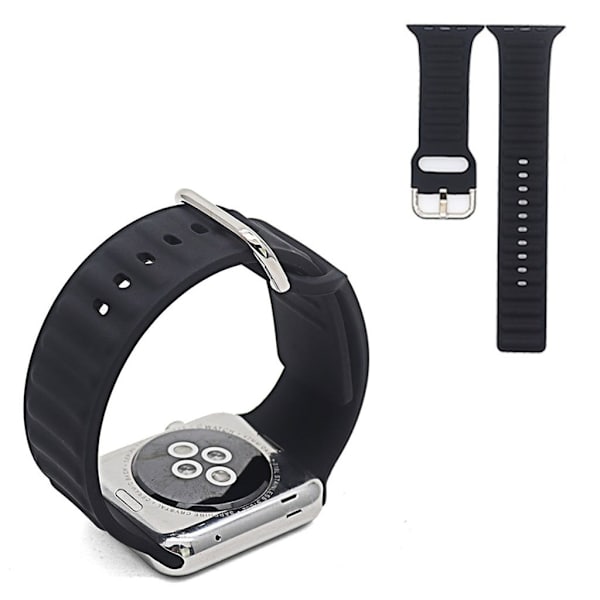 Apple Watch Series 6 / 5 40mm silikone rem - sort Black