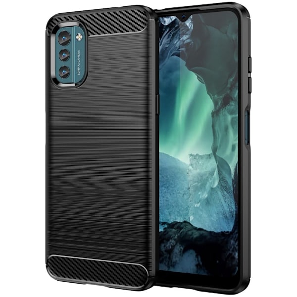 Carbon Flex Nokia G11 / Nokia G21 cover - Sort Black