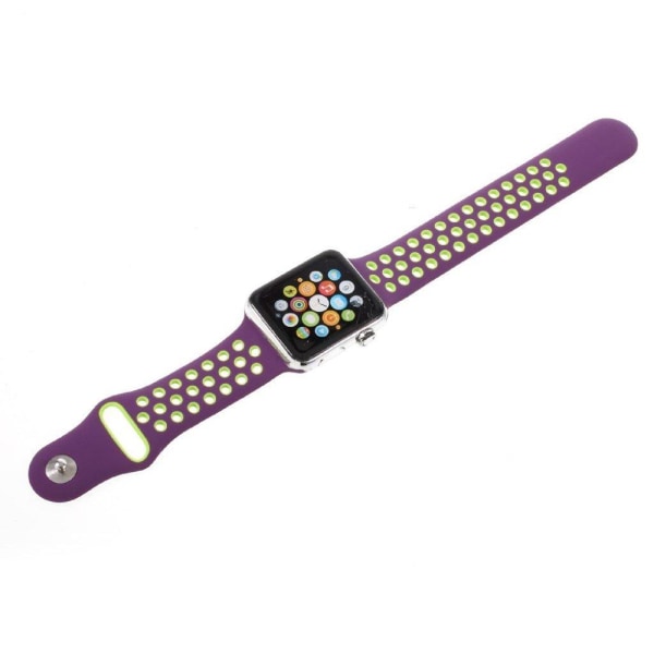 Apple Watch 38mm silikone rem - Lilla Purple