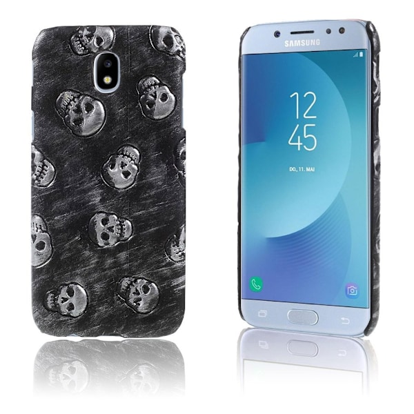 Samsung Galaxy J5 (2017) brugervenligt plastik cover - Grå kranium Silver grey