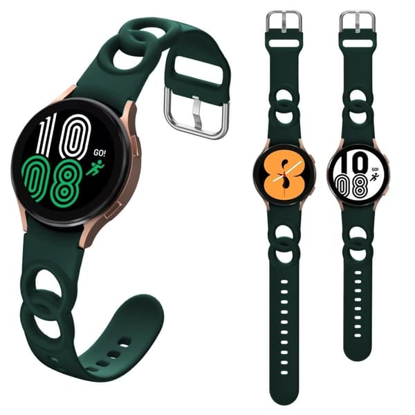 Urrem i silikone til Samsung Galaxy Watch 4 - Grøn Green