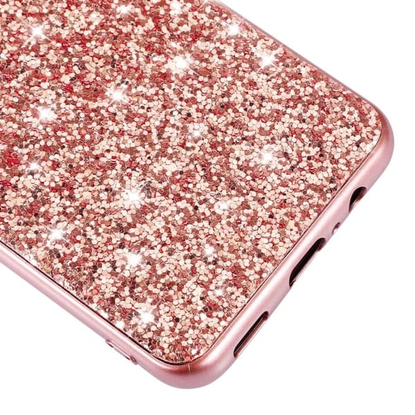 Glitter Samsung Galaxy A24 4G Etui - Sort Black