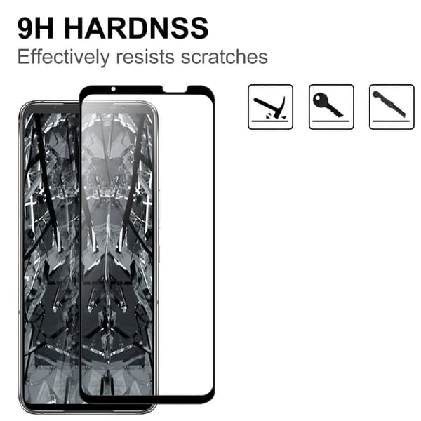 Asus ROG Phone 7 kosketusherkkä ja temperoitu suojalasi Transparent