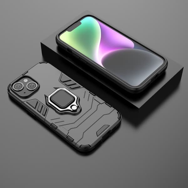 Ring Guard-etui - iPhone 15 Plus - Svart Black
