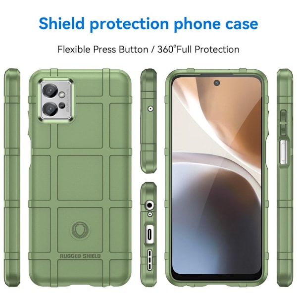 Rugged Shield Suojakotelo Motorola Moto G32 - Vihreä Green