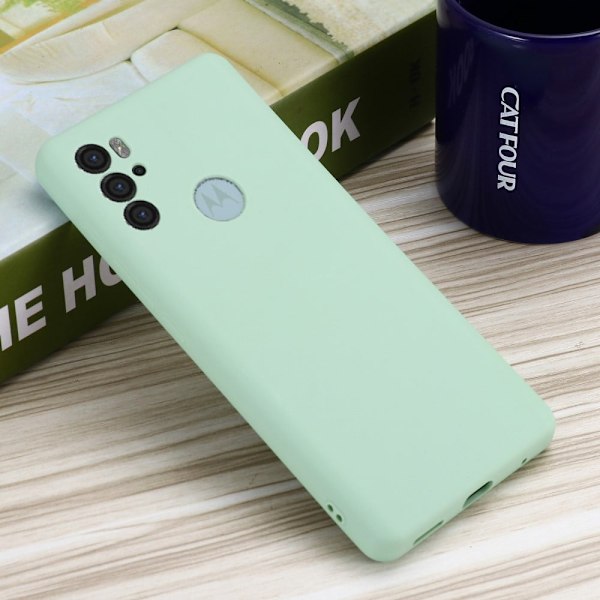 Matta nestesilikoninen kuori Motorola Moto G60s - Vihreä Green
