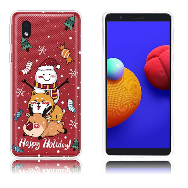 Jul Samsung Galaxy A01 Core-etui - Lykkelig Ferie Multicolor