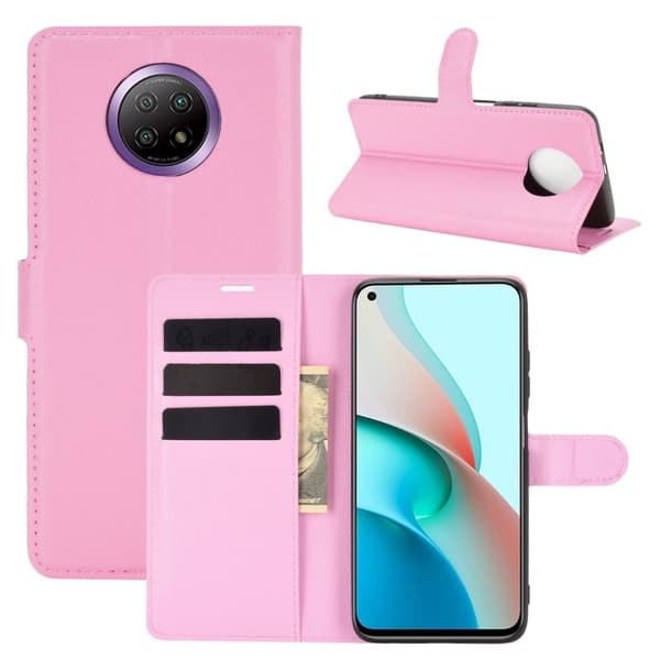 Classic Xiaomi Redmi Note 9T / Note 9 5g Läppäkotelo - Pinkki Pink