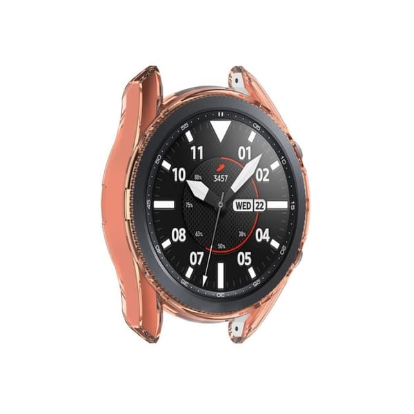 Samsung Galaxy Watch 3 (41mm) holdbart etui - Gennemsigtig Orange Orange
