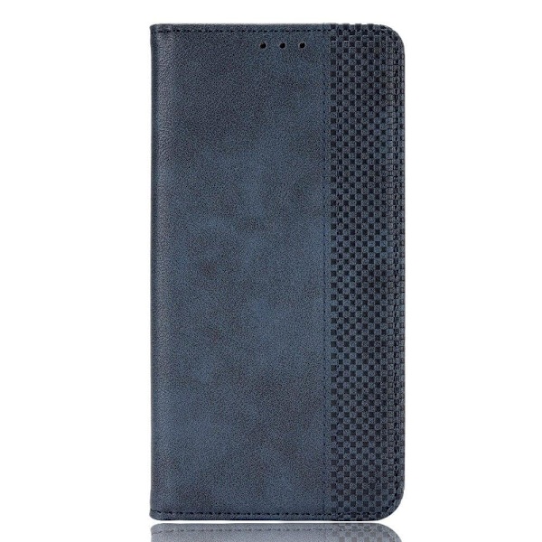 Bofink Vintage Samsung Galaxy A54 Læder Etui - Blå Blue