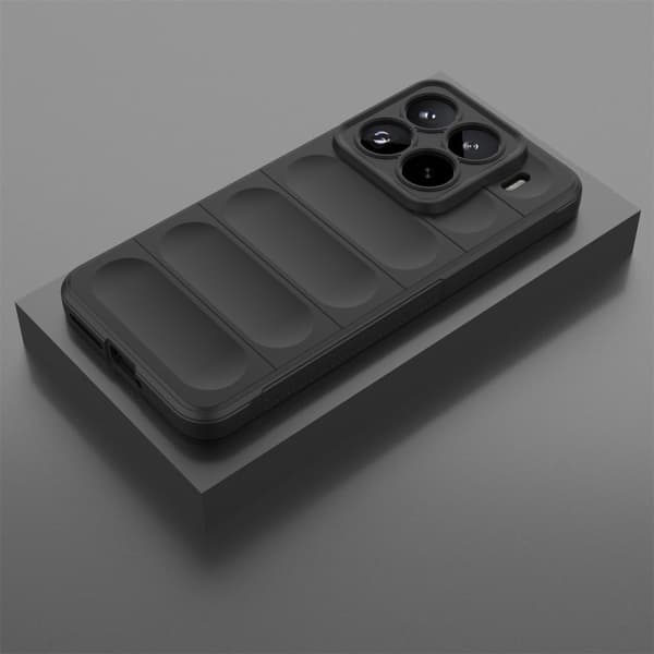 Mjukt greppformat Xiaomi 15 Pro skal - Svart Svart