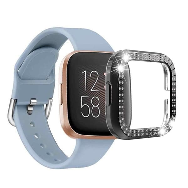 Fitbit Versa 2 rombe ramme - Svart Black