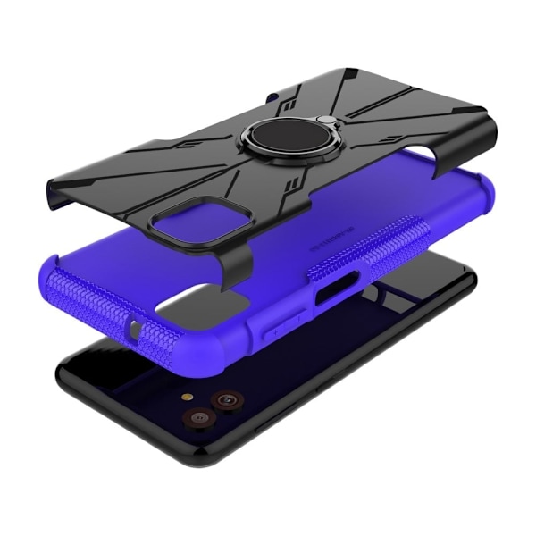 Kickstand-skydd med magnetisk platta för Samsung Galaxy A04 - Lila Lila