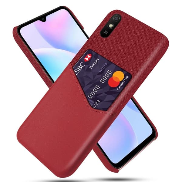 Bofink Xiaomi Redmi 9A Kort Cover - Rød Red