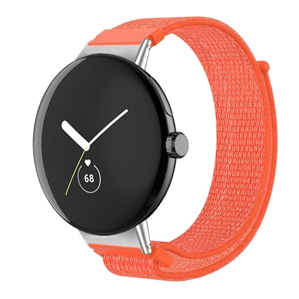 Google Pixel Watch nylonklokkerem - Oransje Orange