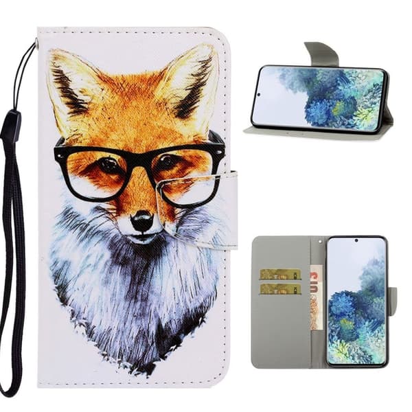 Wonderland Samsung Galaxy S21 Flippetui - Hund Multicolor
