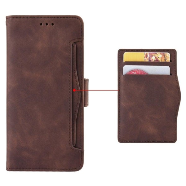Modernt Nothing Phone (1) fodral med plånbok - Brun Brun