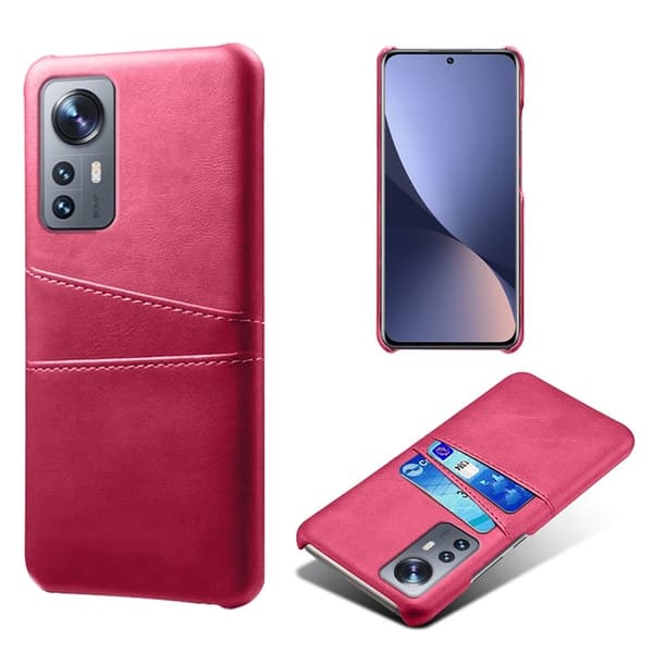 Dual Card Etui Xiaomi 12 / 12x - Rose Pink