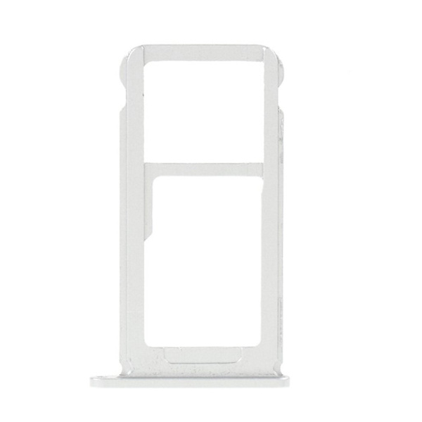 Nokia 7.1 OEM-holder for dobbelt sim-kort - Hvit White
