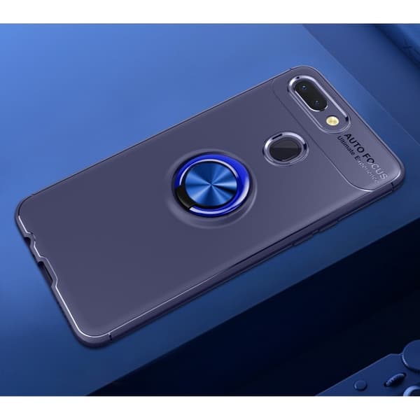 Xiaomi Mi 8 Lite Finger ring fodral - Blå Blå