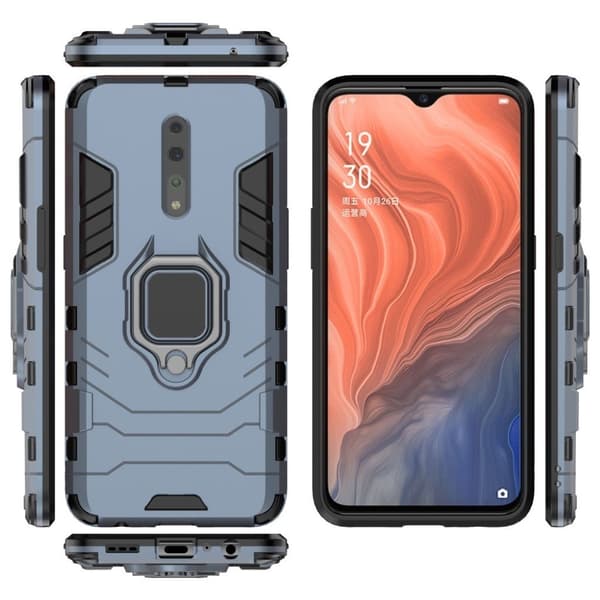 Ring Guard Oppo Reno Z kuoret - Sininen Blue