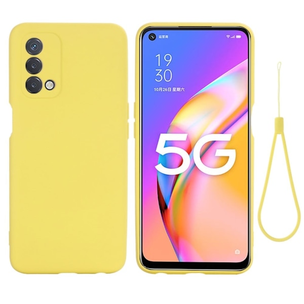 Matte Liquid OnePlus Nord N200 5G silikone cover - Gul Yellow