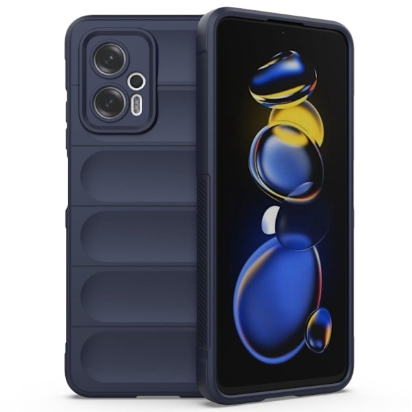 Mjukt greppformat Xiaomi Redmi Note 11T Pro Plus / Xiaomi Redmi Note 11T Pro / Xiaomi Poco X4 GT skal - Blå Blå