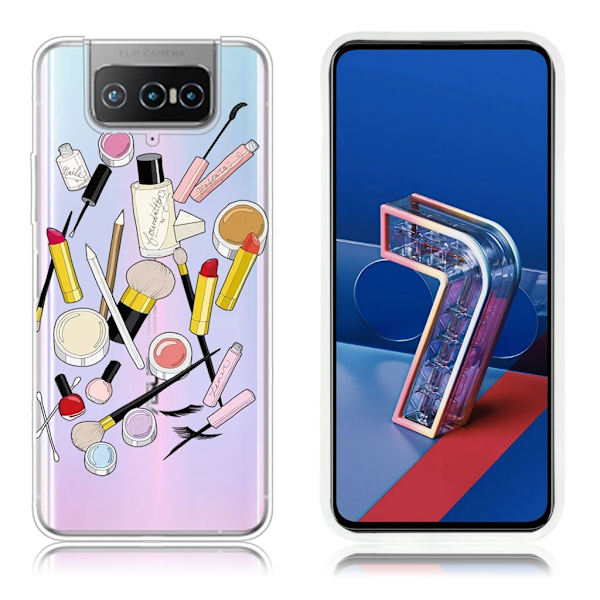 Deco Asus Zenfone 7 Pro skal - Smink multifärg