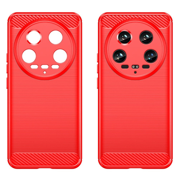 Carbon Flex Xiaomi 14 Ultra deksel - Rød Red