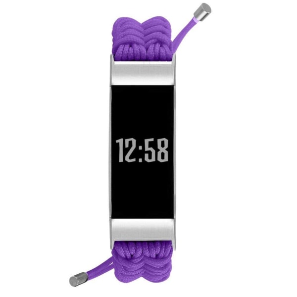 Fitbit Charge 4 / 3 punottu kellonauha - Violetti Purple