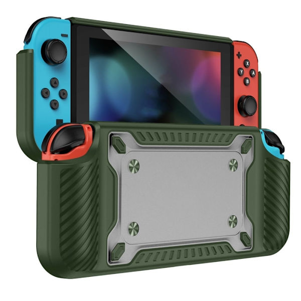 Enkelt skydd för Nintendo Switch OLED - Militärgrön Grön