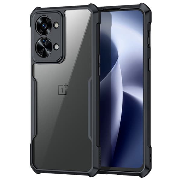 Støtsikkert hybriddeksel for OnePlus Nord 2T - Svart Black